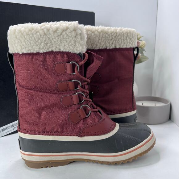 Sorel Winter Carnival Waterproof Boot Spice/Gum 10 Women 7.5 NWB Felt Liner - Picture 5 of 10